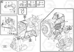 12422 Cable harness for transmission L110E S/N 1002 - 2165 SWE, 60001- USA,70201-70257BRA, Volvo Construction Equipment