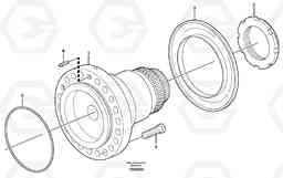 1850 Rear axle, Spindle support EW180B, Volvo Construction Equipment