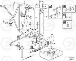 101456 Fuel pipes, fuel tank - injection pump L110E S/N 1002 - 2165 SWE, 60001- USA,70201-70257BRA, Volvo Construction Equipment