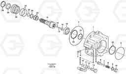 37667 Rear axle, Pump housing EW160B, Volvo Construction Equipment