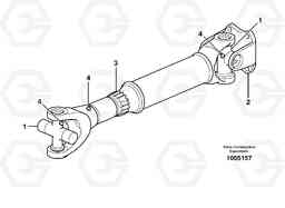 20012 Propeller shaft L70 L70 S/N 7401- / 60501- USA, Volvo Construction Equipment