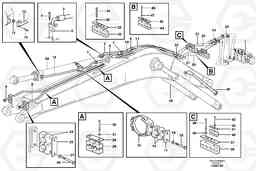 8182 Hydraulic system, mono boom EW200B, Volvo Construction Equipment