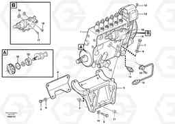 34199 Fuel injection pump with fitting parts EC330B, Volvo Construction Equipment