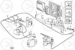90611 Cable harness, under cab L110E S/N 1002 - 2165 SWE, 60001- USA,70201-70257BRA, Volvo Construction Equipment