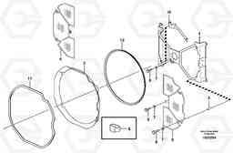 28076 Fan shroud L110E S/N 1002 - 2165 SWE, 60001- USA,70201-70257BRA, Volvo Construction Equipment