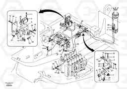 97286 Working hydraulics, Removal Counterweight. EC460B SER NO INT 11515- EU&NA 80001-, Volvo Construction Equipment