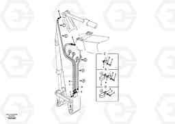 80684 Dipper arm and grease piping with piping seat EC210B APPENDIX FORESTRY VERSION, Volvo Construction Equipment