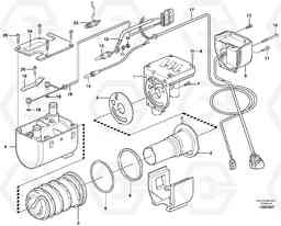 30964 Heater, diesel EW160B, Volvo Construction Equipment