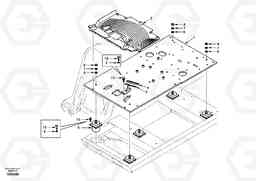 101878 Cabin floor EW130, Volvo Construction Equipment