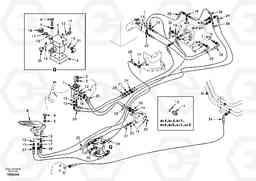 48596 Servo system, control valve to remote control valve pedal EW130, Volvo Construction Equipment