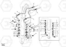 18947 Working hydraulic, hammer and shear for dipper arm EW130, Volvo Construction Equipment