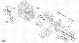 101108 Speed adjustment - Fuel injection pump ZL402C SER NO 6006001 -, Volvo Construction Equipment