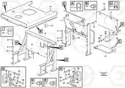 100821 Engine cover L70E, Volvo Construction Equipment