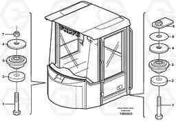 38726 Cab mounting block L60E, Volvo Construction Equipment