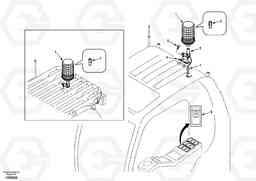 23766 Rotating beacon EC290, Volvo Construction Equipment