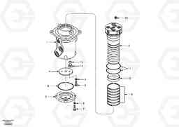 45754 Turning joint EC290, Volvo Construction Equipment