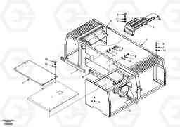 12172 Cowl frame, cover and hood EC290, Volvo Construction Equipment