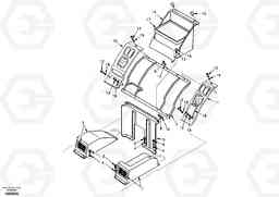 11333 Instrument panel, radio panel EC290, Volvo Construction Equipment