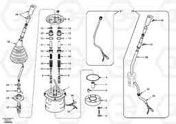 91642 Servo system, remote control valve EC290, Volvo Construction Equipment