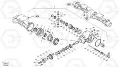 399 Differential carrier - assy rear axle ZL402C SER NO 6006001 -, Volvo Construction Equipment