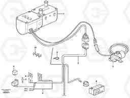 8079 Electric installation, diesel heater EW140B, Volvo Construction Equipment