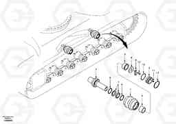 17537 Top roller EC210, Volvo Construction Equipment