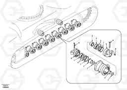 16992 Bottom roller EC140, Volvo Construction Equipment