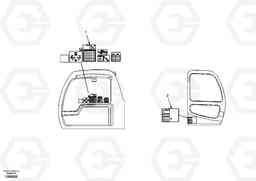 18667 Decal, inner location EC210, Volvo Construction Equipment