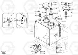 100091 Hydraulic oil tank EC210, Volvo Construction Equipment