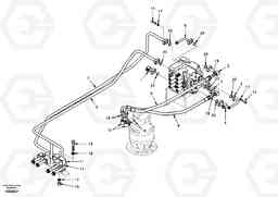 80805 Hydraulic system, control valve to boom and swing EC210, Volvo Construction Equipment