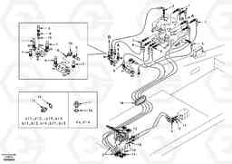 44286 Servo system, control valve to remote control valve pedal EC210, Volvo Construction Equipment