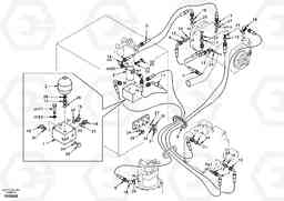 93931 Servo system, pump to control valve EC210, Volvo Construction Equipment