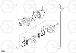 18518 Hydraulic gear pump for quickfit and rotator EC240, Volvo Construction Equipment