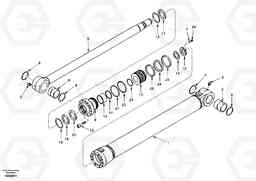 33743 Boom cylinder 2nd boom EC210, Volvo Construction Equipment