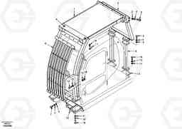 35529 Falling object guards EC240, Volvo Construction Equipment