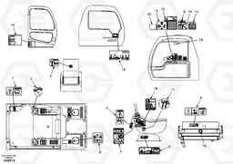 32030 Decal, inner location EC210, Volvo Construction Equipment