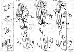 38999 Dipper arm and grease piping with piping seat EC210, Volvo Construction Equipment