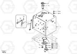 106036 Fuel tank with fitting parts EC240, Volvo Construction Equipment