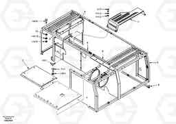 5709 Cowl frame, cover and hood EC240, Volvo Construction Equipment