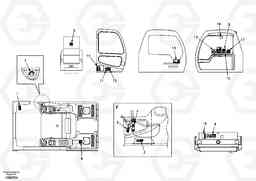 10115 Decal, inner location EC240, Volvo Construction Equipment