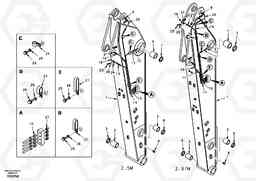 41094 Dipper arm and grease piping with piping seat EC240, Volvo Construction Equipment