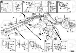 7100 Hydraulic system adjustable boom EW180B, Volvo Construction Equipment