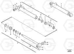 26535 Bucket cylinder EC30 TYPE 282, Volvo Construction Equipment