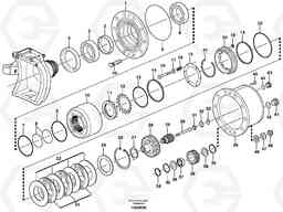 18892 Front axle, Hub reduction EW200B, Volvo Construction Equipment