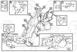 25610 Hydraulic system for attachment bracket. L90E, Volvo Construction Equipment