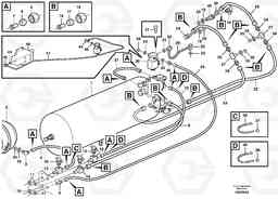 66823 Brake system, load unit A25D S/N -12999, - 61118 USA, Volvo Construction Equipment