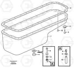 56045 Oil sump L70D, Volvo Construction Equipment