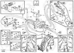 70398 Distribution block, B2. L150E S/N 6005 - 7549 S/N 63001 - 63085, Volvo Construction Equipment