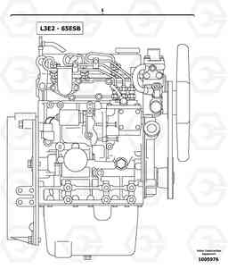 7681 Equipped engine EC13 TYPE 600 XR/XTV, Volvo Construction Equipment