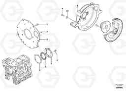 10809 Flywheel housing EC13 TYPE 600 XR/XTV, Volvo Construction Equipment